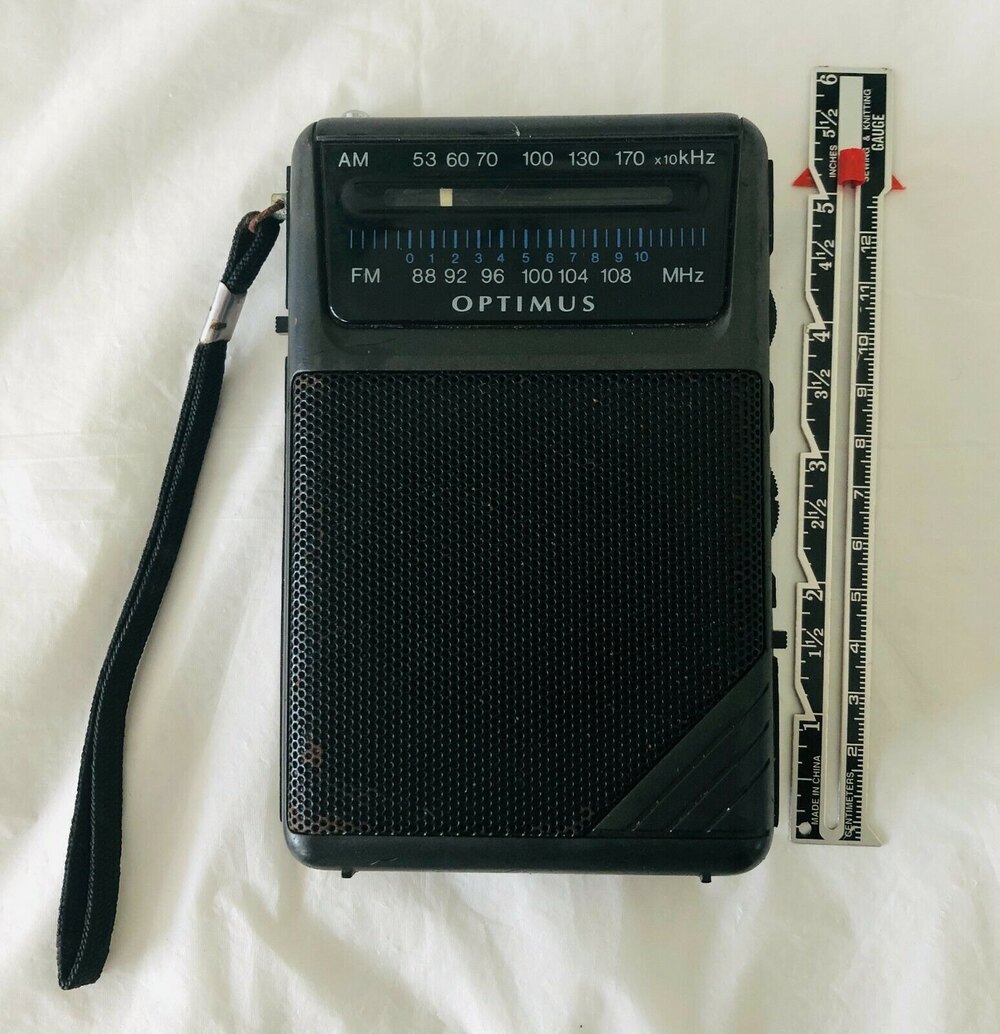 Vintage 1990'S Radio Shack AM-FM Optimus Transistor Radio No.12-454A